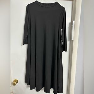 CHI CHI NY Black Flared Midi Dress